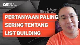 Pertanyaan Paling Sering tentang List Building - Belajar Bisnis Online Untuk Pemula