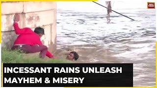 Monsoon Mayhem: Man Rescued After Being Swept Away By An Overflowing Yamuna River