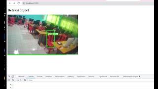 Deteksi object dengan javascript tensorflow, eh malah deteksi mahluk halus