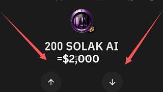 How to Claim $2,000 SOLAK AI Tokens into Trust Wallet