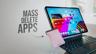 Can You Mass Delete Apps on iPad? (explained)