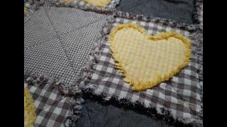 MAKING A RAG QUILT PART 2