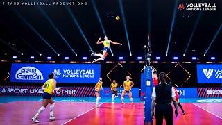 Unbelievable Volleyball Spikes by Gabriela Braga Guimarães (GABI) | VNL 2021
