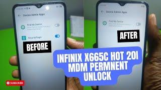 Infinix X665c Remove PLUGIN Permanent NO RELOCK AFTER WIPE #mdm #x665c