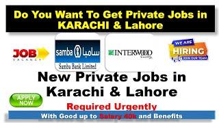 Private Jobs in Lahore 2021| Private Jobs in Karachi 2021| #Jobsinfo365