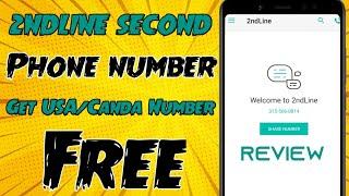 2ndline Second Phone Number App Review:  How to Create 2nd line Account | Fake USA Number