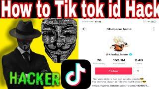 The right way to hack anyone's TikTok ID| tiktok id hack #tiktokhackminecraft #hacker #hacked #viral