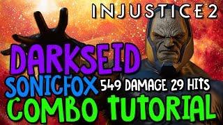 DARKSEID SonicFox 547 Damage Combo Tutorial with Button Inputs