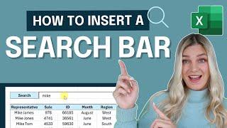 How to Create a Search Bar in Excel (in two minutes)