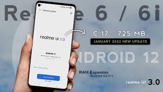 Realme 6 / 6i New Update C.17 Quick Review Realme UI 3.0 & Ram Expansion Feature Release Date's