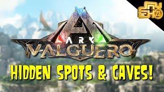 ARK VALGUERO MAP - CAVES AND HIDDEN BASE LOCATIONS