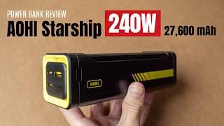 AOHI Starship 240W power bank (review): There's one killer feature