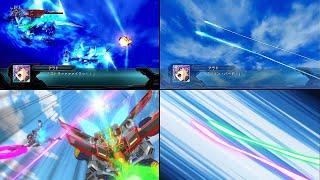 TWIN BIRD STRIKE DYNAZENON GRIDKNIGHT COMBINATION COMPARISON l ツインバードストライク ダイナゼノン グリッドナイト 合体攻撃比較 SRW