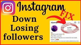 Instagram Crashing Account suspended and losing followers | How to fix Instagram Down Glitch Why?