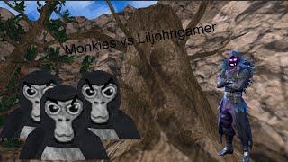 Monkies vs Liljohngamer (Gorilla tag)