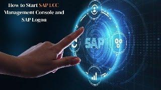 SAP | How to Start SAP ECC Management Console & SAP Logon