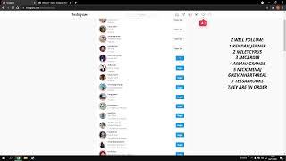 How to see followers / followed on Instagram in chronological order NEW
