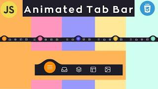 Javascript Animated Tab Bar Navigation