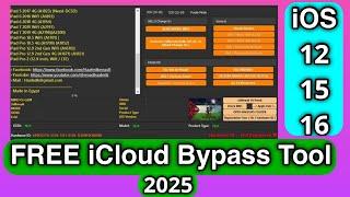 New Free iCloud Lock Bypass tool 2025 | iOS 12/15/16 HaaFedk iCloud Free |