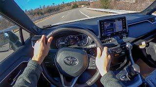 2021 Toyota Rav4 XSE Hybrid - POV Test Drive by Tedward (Binaural Audio)