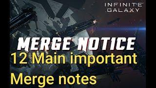 Infinite Galaxy : how does Merge works ?