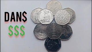 ALL UK 50P COINS WORTH MORE THAN THEIR FACE VALUE!!!