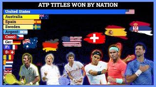 Which Nation Has Won The Most ATP Titles?