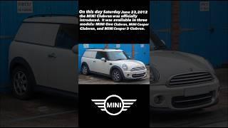 ON THIS DAY JUNE 23 #automobilelover #miniclubman #mini #utilityvehicle #automobileworld #vanlife #X