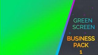 Green Screen package for BUSINESS 2021- Title and lower third- Side transitions
