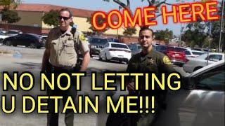 COP TRIES TO DETAIN ME GETS OWNED. DETAINMENT FAIL!!!  1ST AMENDMENT AUDIT 2017 flashback