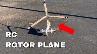 Building a weird R/C aircraft-Gyrocopter