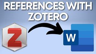 How to Cite References in Word From Zotero // References, Bibiography, and Citation Styles