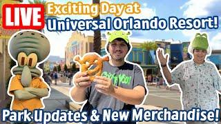 Live: Day at Universal Orlando! - HHN Tribute Store & Park Updates - Universal Orlando Livestream