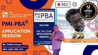 2025 PMI PBA Exam Application and PBA preparation