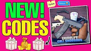 UPDATE! CODESCALI SHOOTOUT ROBLOX CODES - CALI SHOOTOUT CODES 2024