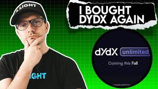 DYDX Price Prediction. I bought DYDX again