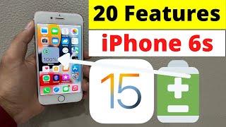 iOS 15 On iPhone 6s (20 New Amazing Features) | What’s New On iOS 15 | iPhone 6s on iOS 15 || iOS 15