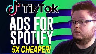 TikTok Ads For Spotify \\ Cut Cost by 80%