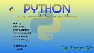 sys module in python