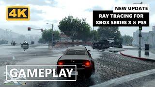 GTA 5 Xbox Series X NEW Ray Tracing UPDATE Gameplay 4K