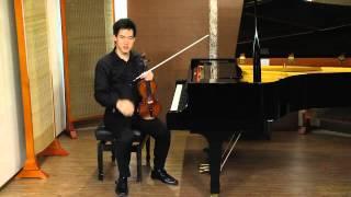 Richard Lin introduction - Sibelius Violin Competition 2015