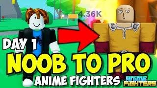 [Day 1] Noob to Pro in Anime Fighters! (Beginners Guide!)