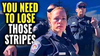 Tyrant Female Officer Meltdown After Getting Owned *HANDS ON* Dirty Sergeant! First Amendment Audit