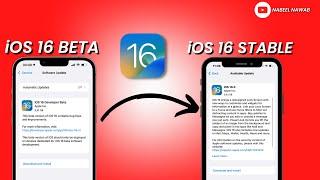 iOS 16 Beta to iOS 16 Stable | When to delete iOS 16 beta profile?