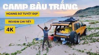 Camping by car on the BEAUTIFUL beach at BAU TRANG | Detailed review