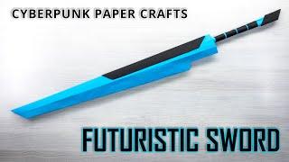 Create an Epic Cyberpunk Sword with Simple Paper Craft Techniques!