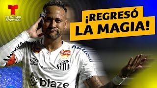 ¡Ha vuelto el crack! Neymar arrasa en Brasil con el Santos | Telemundo Deportes