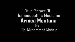 Arnica Montana |Dr Muhammad Mohsin |FM Radio Homoeopathy