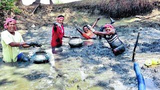 আবারো বাড়ির পুরনো পুকুর ছেচে মাছ ধরলাম!!!@WILDLIFEOFSUNDARBAN-ft7nu