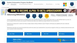 Microsoft Student Ambassadors Alpha To Beta Milestone | Event | Cloud Skills Challenge | MLSA 2024